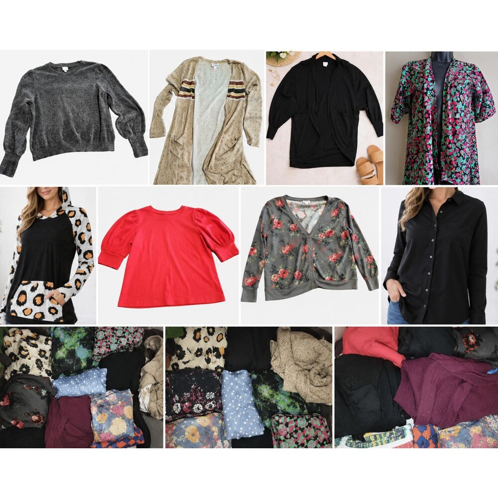 16 Pc LuLaRoe Mixed Shirts Lot Women's XS-3XL Cardigans Tops Reseller